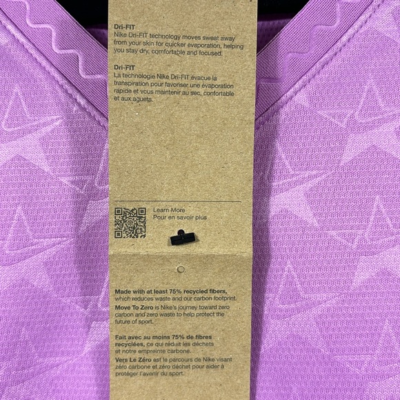 Nike Dri-Fit Purple & White Basketball Jersey Tank Top | Size 3XL - Picture 11 of 13